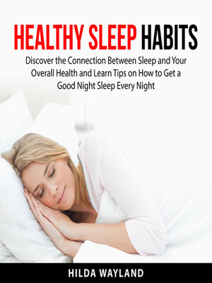 cover image of Healthy Sleep Habits